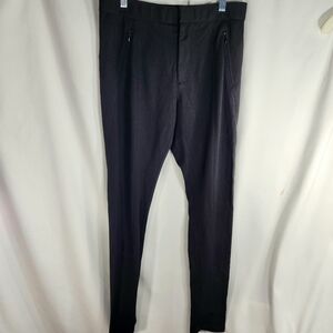 Neiman Marcus Black Faux Front Pockets with Zippers Pants Size Medium